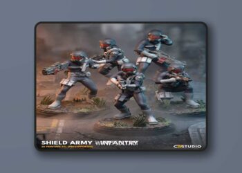 C27 Minis – SHIELD Army – Infantry – 3D Print Model STL