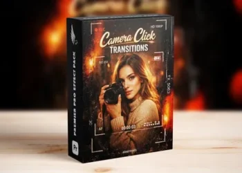 Camera Click and Flash Transition Pack for Premiere Pro FHD