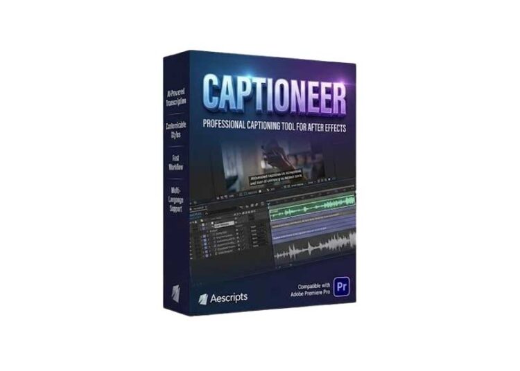 Aescripts Captioneer v1.9.0 1 Captioneer v1.7.6
