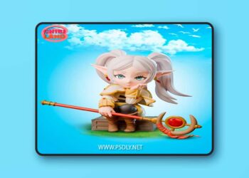 Chibi Land Figures – Frieren Chibi – 3D Print Model STL