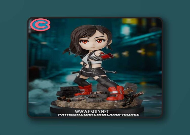 Chibi Land Figures – Tifa Chibi – 3D Print Model STL 1 Chibi Land Figures – Tifa Chibi – 3D Print Model STL