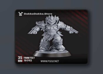 DakkaDakka – Tangaroa The 7 Ocean Beast – Prime Armored Master of Space Knights – 3D Print Model
