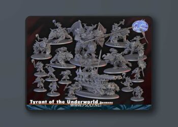 Dragons Lake Miniaturas – July Pack 2025 – Daemons – 3D Print Model