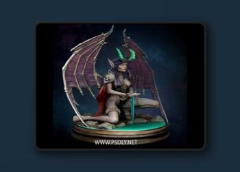 Dreadlord Jaina 3D print Model