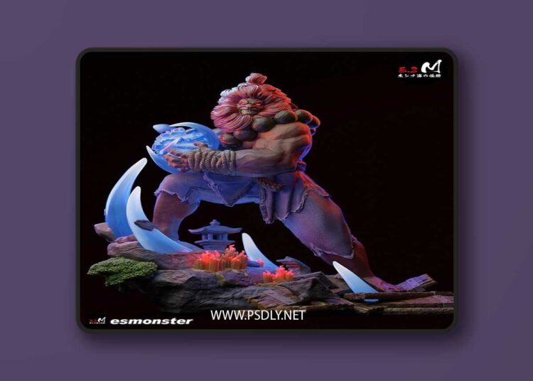E.S Monster – Akuma – 3D Print Model STL 1 E.S Monster – Akuma – 3D Print Model STL