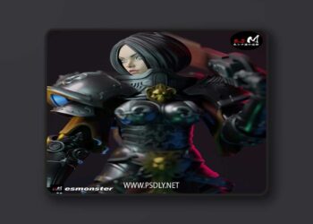E.S Monster – Battle Sister – 3D Print Model