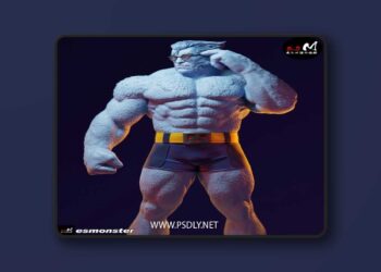 E.S Monster – Beast – 3D Print Model