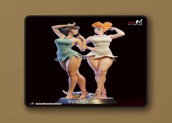 E.S Monster – Betty Rubble Wilma P2 – 3D Print Model STL