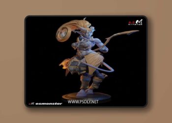 E.S Monster – Draenei – 3D Print Model STL