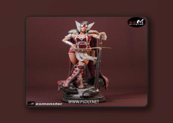 E.S Monster – Lady Sif – 3D Print Model STL