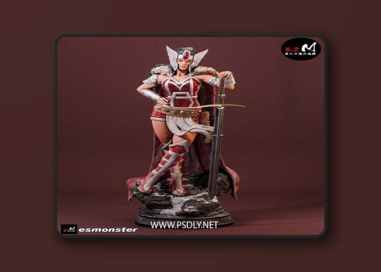 E.S Monster – Lady Sif – 3D Print Model STL 1 E.S Monster – Lady Sif – 3D Print Model STL