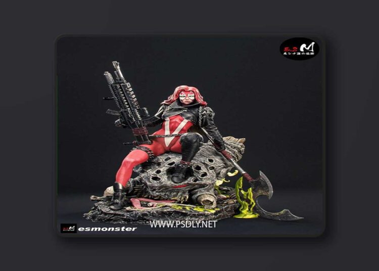 E.S Monster – Scorched – 3D Print Model STL 1 E.S Monster – Scorched – 3D Print Model STL