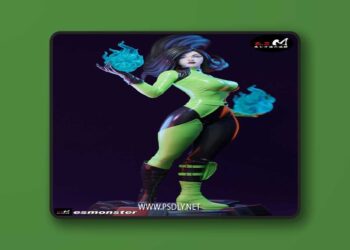 E.S Monster – Shego – 3D Print Model STL