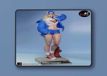 E.S Monster – Super Girl P1 P2 – 3D Print Model STL
