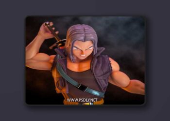 Fanart Future TRUNKS Statue 3D print Model