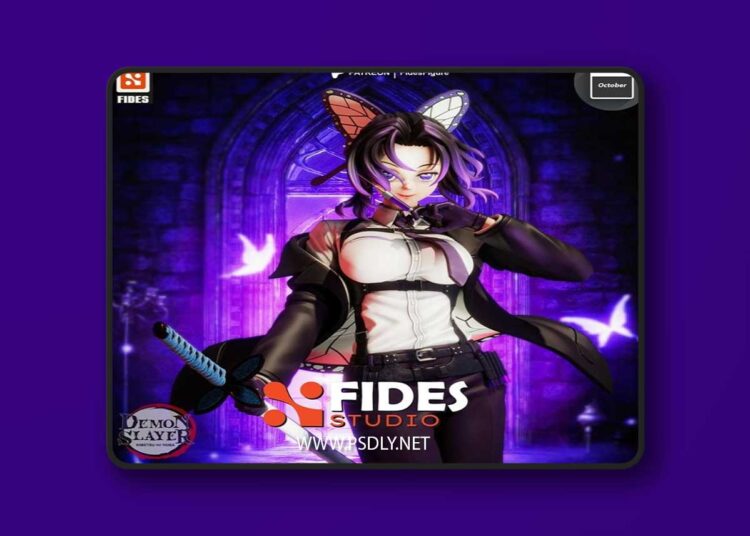 Fides Figure – Shinobu – Kimetsu no yaiba – 3D Print Model STL 1 Fides Figure – Shinobu – Kimetsu no yaiba – 3D Print Model STL