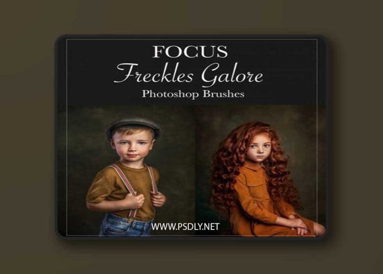 Freckles Galore Brushes for Photoshop 1 Freckles Galore Brushes for Photoshop