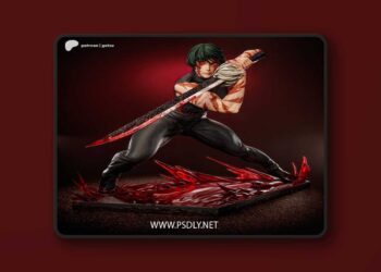 Gatsu Studios – Jujutsu Kaisen – Maki Zenin – 3D Print Model