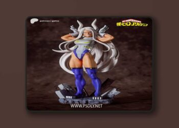 Gatsu Studios – My Hero Acedemia – Mirko – 3D Print Model