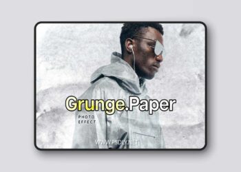 Grunge.Paper Photo Effect for Photoshop