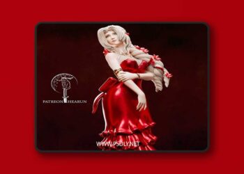 Hearun – Aerith Gainsborough Final Fantasy SFW – 3D Print Model STL