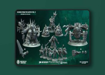 Immaterium God Miniatures – Echoes from the Abyss Vol. V – 3D Print Model