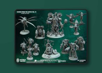 Immaterium God Miniatures – Echoes from the Abyss Vol. VI – 3D Print Model