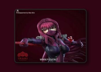 Inaki Sculpts – Scathach – 3D Print Model STL