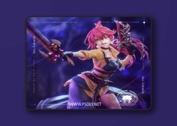 Kumakami Figures – Sara Valestein – The Legend of Heroes – Trails of Cold Steel – 3D Print Model