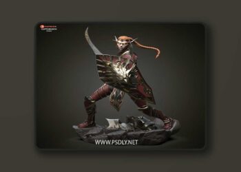 Luftmensch Studio – Lady Liadrin – 3D Print Model STL