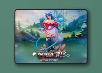 Miyo Studio – Ahri – League of Legends – 3D Print Model STL