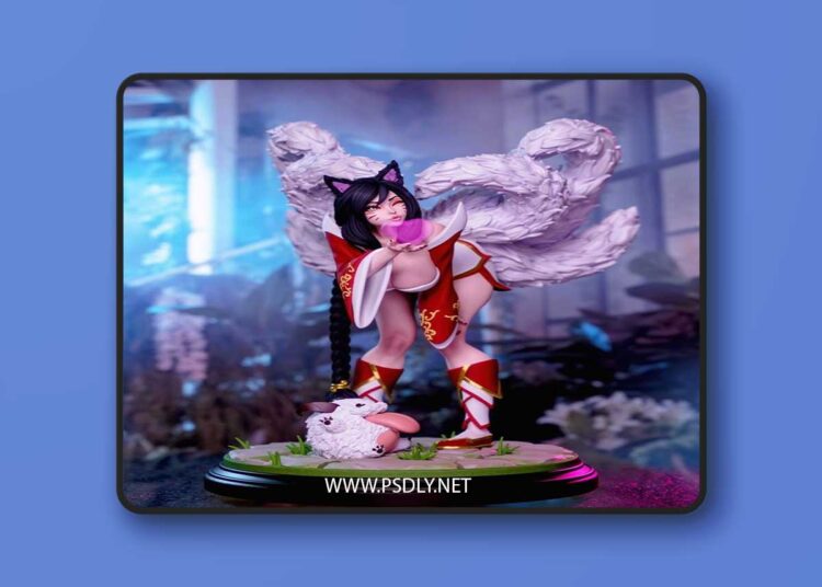 Momoji – Ahri – 3D Print Model STL 1 Momoji – Ahri – 3D Print Model STL