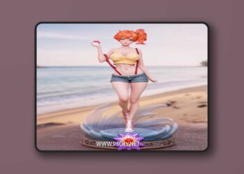 Momoji – Misty Pokemon – 3D Print Model STL