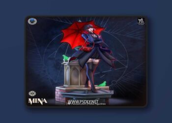 Neko Figurines – Mina Deadlock – 3D Print Model STL
