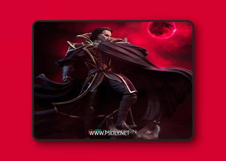 Nerikson – Morvain the Vampire Lord – 3D Print Model STL 1 Nerikson – Morvain the Vampire Lord – 3D Print Model STL