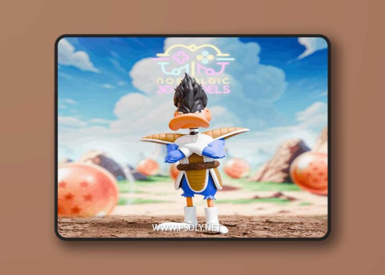 Nostalgic – Daffy x Vegeta – 3D Print Model 1 Nostalgic – Daffy x Vegeta – 3D Print Model