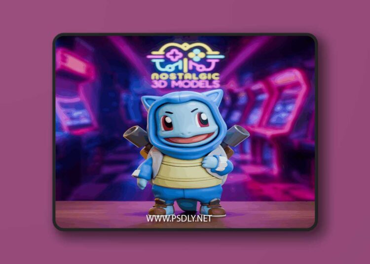 Nostalgic – Young Squirtle – 3D Print Model 1 Nostalgic – Young Squirtle – 3D Print Model