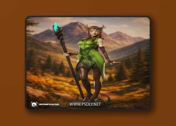 Nympha – Keyleth – 3D Print Model STL