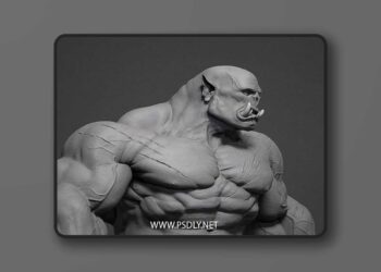 Orc 3D printing miniature 3D print Model