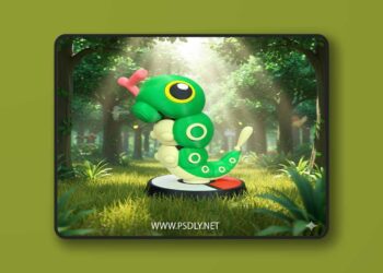 Pokemon Caterpie – Multipart – 3D Print Model STL