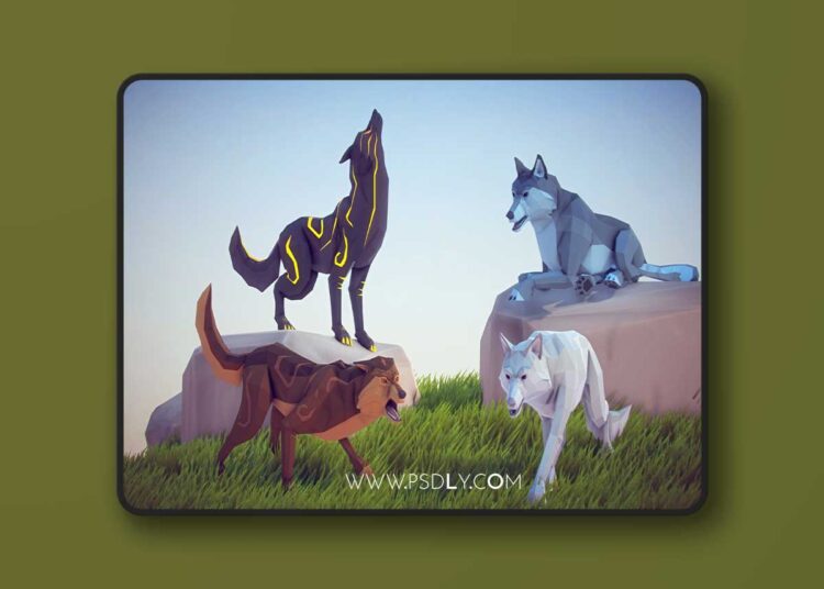 Poly Art Wolf (5.2 – 5.7) for Unreal Engine 1 Poly Art Wolf (5.2 – 5.7)