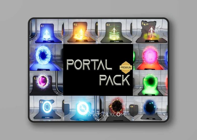 Portal Pack - Niagara VFX (4.27 and 5.0 – 5.7) 1 Portal Pack - Niagara VFX (4.27 and 5.0 – 5.7)