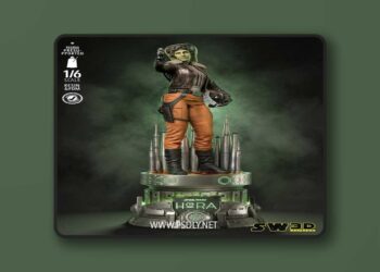 SW3D – Hera Syndulla Sculpture – 3D Print Model STL