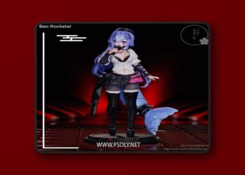 SaltSculpt – Bao Rockstar – 3D Print Model STL