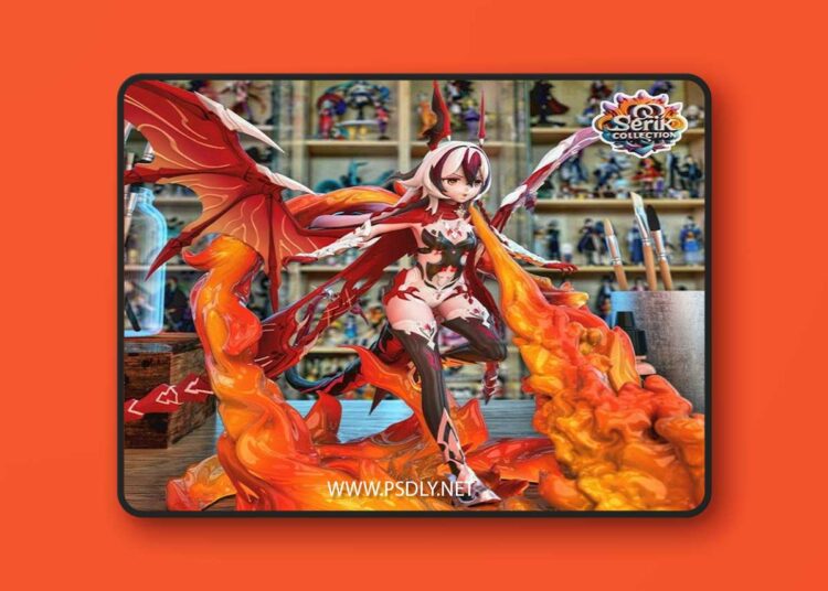 Serik Collection – Coralie – Dragoon – Honkai Impact – 3D Print Model STL 1 Serik Collection – Coralie – Dragoon – Honkai Impact – 3D Print Model STL
