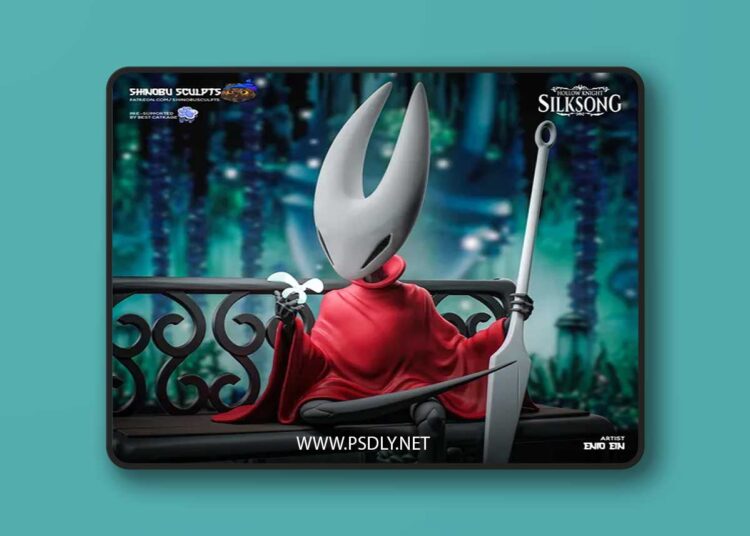 Shinobu Sculpts – Hornet – Hollow Knight Silksong – 3D Print Model STL 1 Shinobu Sculpts – Hornet – Hollow Knight Silksong – 3D Print Model STL