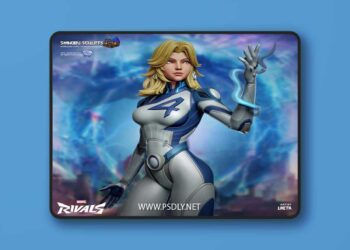 Shinobu Sculpts – Invisible Woman – Marvel Rivals – 3D Print Model STL