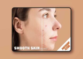 Smooth Skin Action for Photoshop