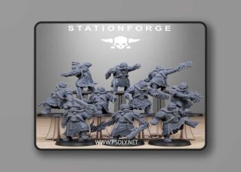 Station Forge – Corrupted Guard Filthcrew Mutants – 3D Print Model