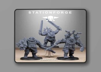 Station Forge – Corrupted Guard The Giantes – 3D Print Model